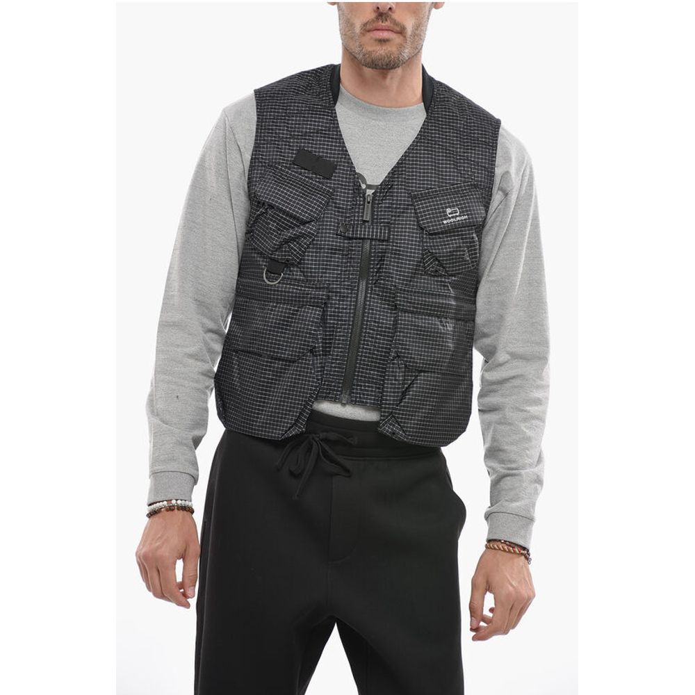 

Черные полиамидные куртки и пальто Woolrich, Black, Черный, Черные полиамидные куртки и пальто Woolrich, Black