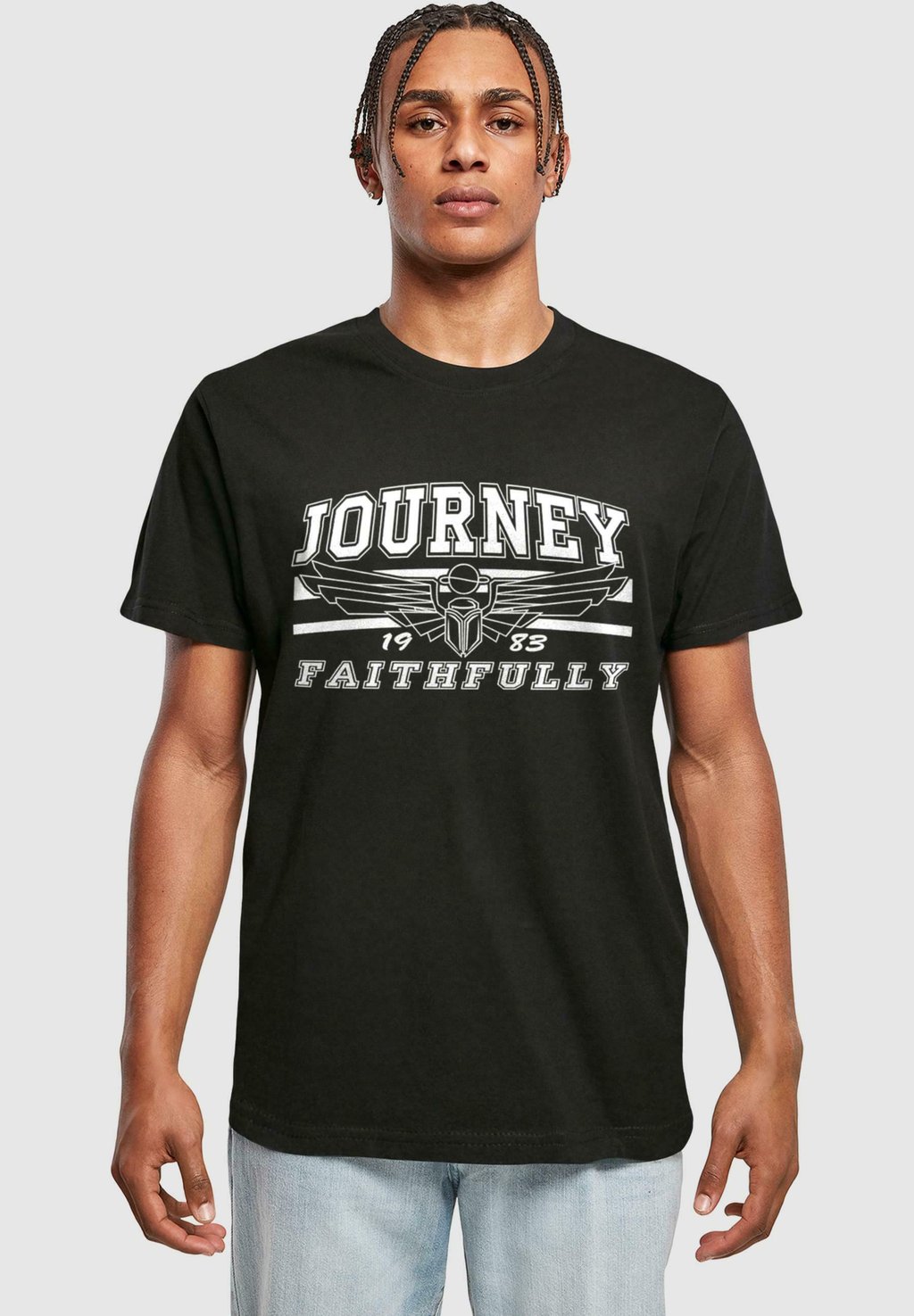 

Футболка с принтом JOURNEY ROCK BAND - FAITHFULLY GRAPHIC Merchcode, черный