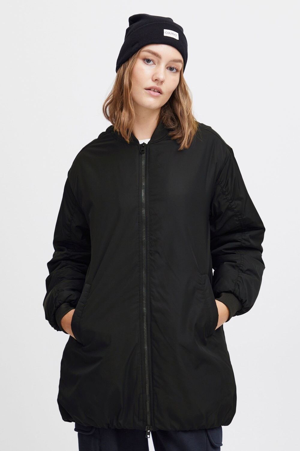 

Куртка Oxmo Bomberjacke OXCamille coat, черный