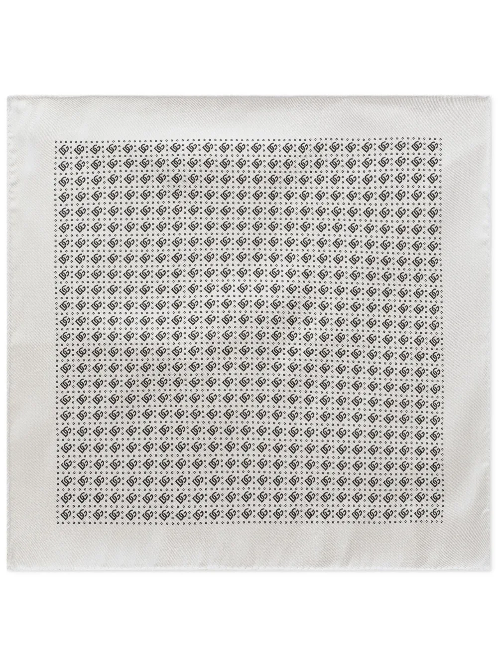 

Шелковый платок с логотипом Dolce & Gabbana, белый