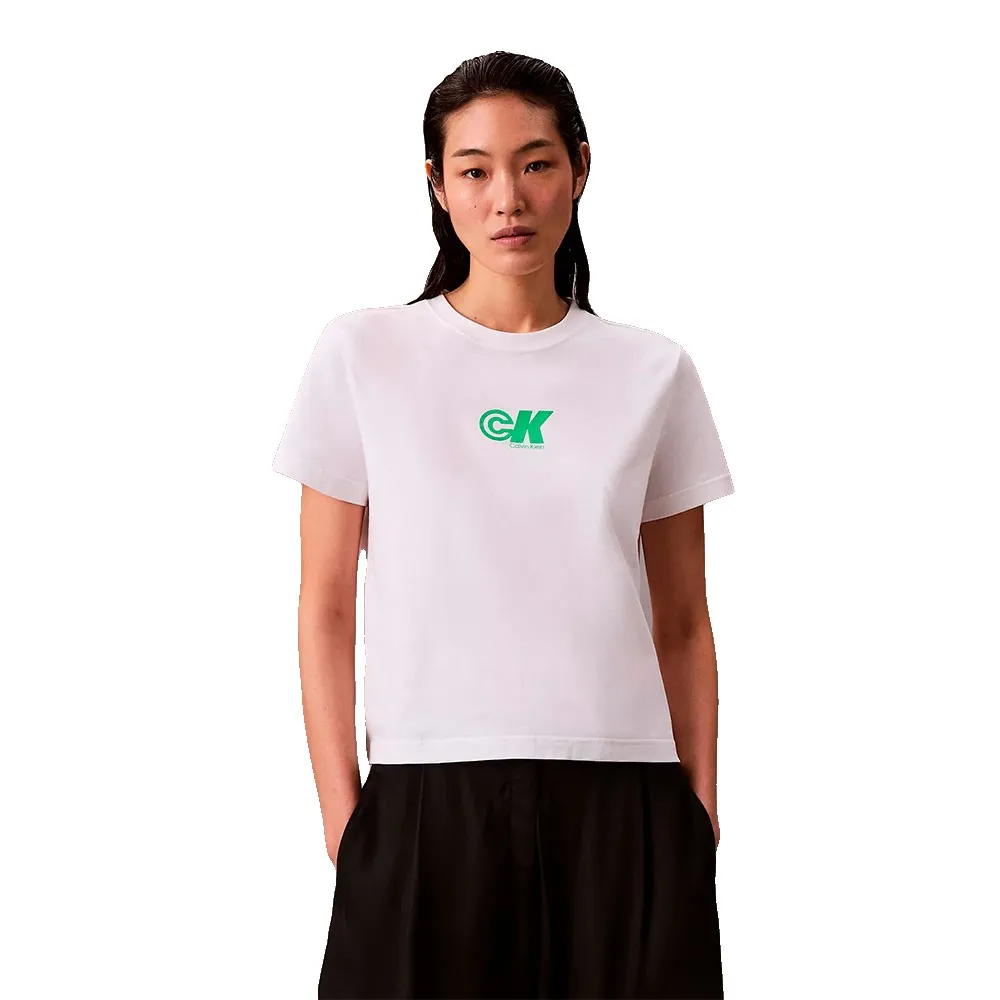 

Футболка с коротким рукавом Calvin Klein Jeans Standard Logo Archive, белый