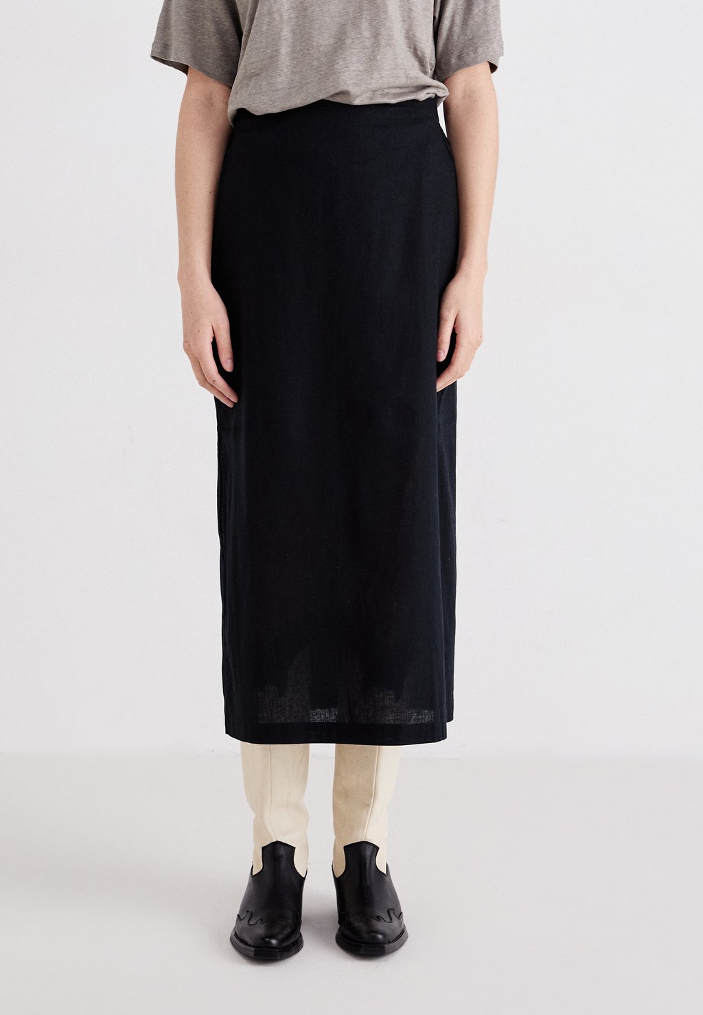 

Юбка макси PULL ON SLIP SKIRT GAP, черный