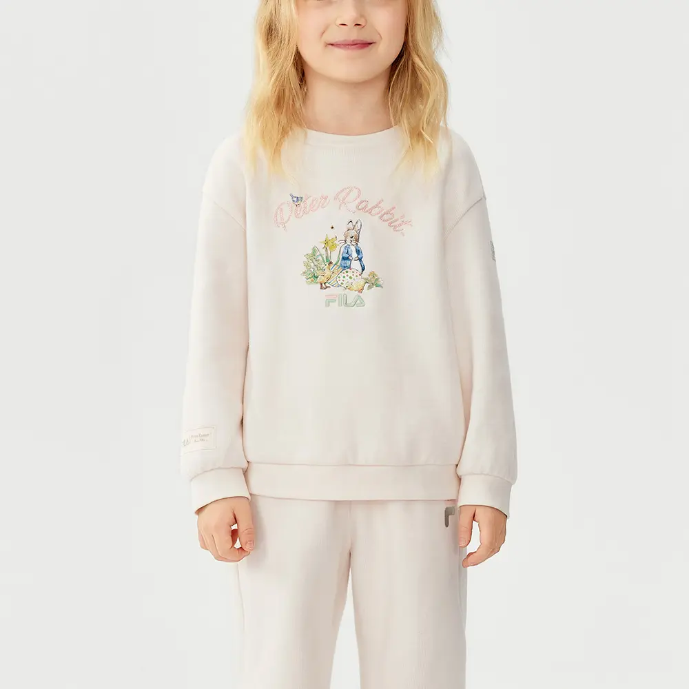 Свитшот FW25 PETER RABBIT для детей 3-7 лет FILA KIDS, белый — фото 4