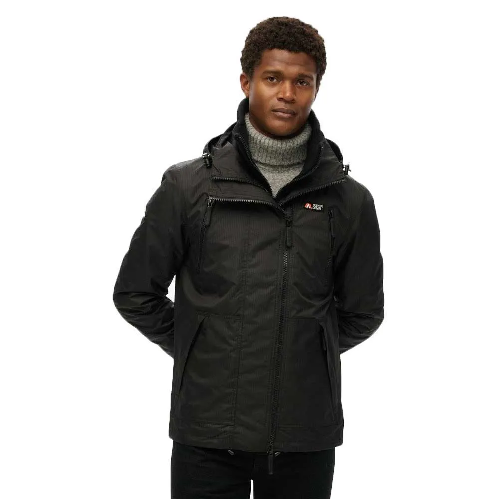 

Куртка Superdry Mtn Windbreaker, черный