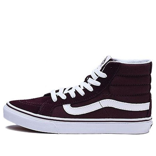 

Кроссовки sk8-hi slim sneakers deep-wine wine red Vans, красный