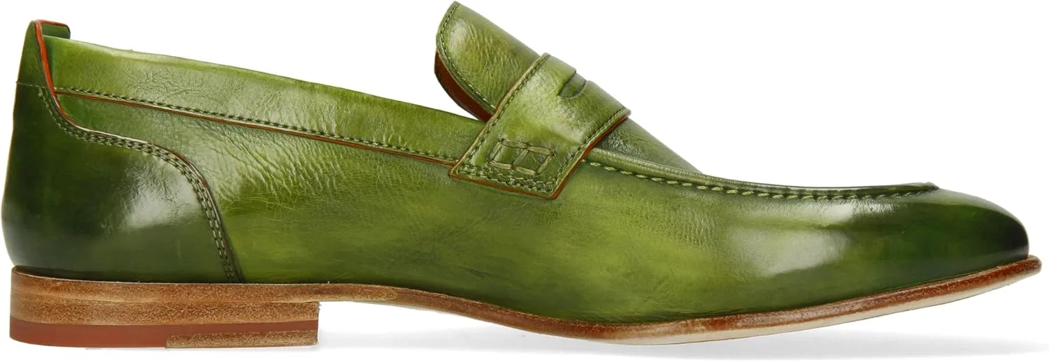 Мужские лоферы Melvin & Hamilton Santo 2, Green — фото 2