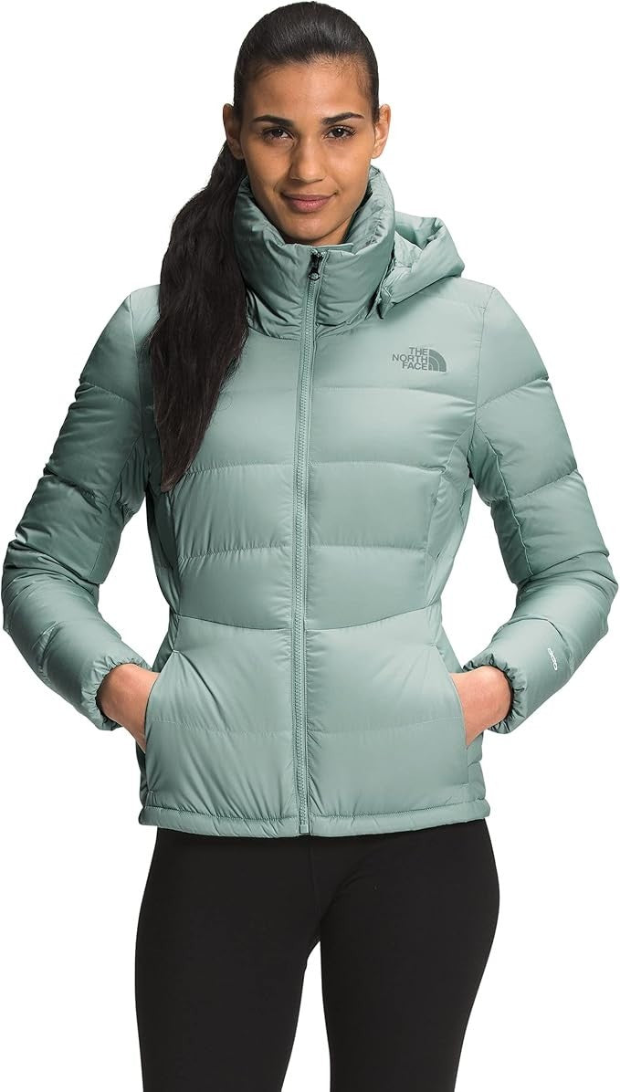 

Куртка The North Face Metropolis женская зеленая с длинными рукавами и капюшоном для лыж
