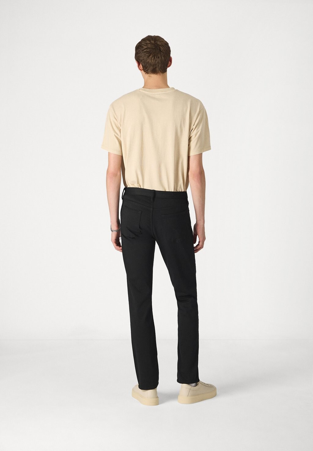 

Китайские штаны SLIM FIT STRETCH PANT GAP, черный деним