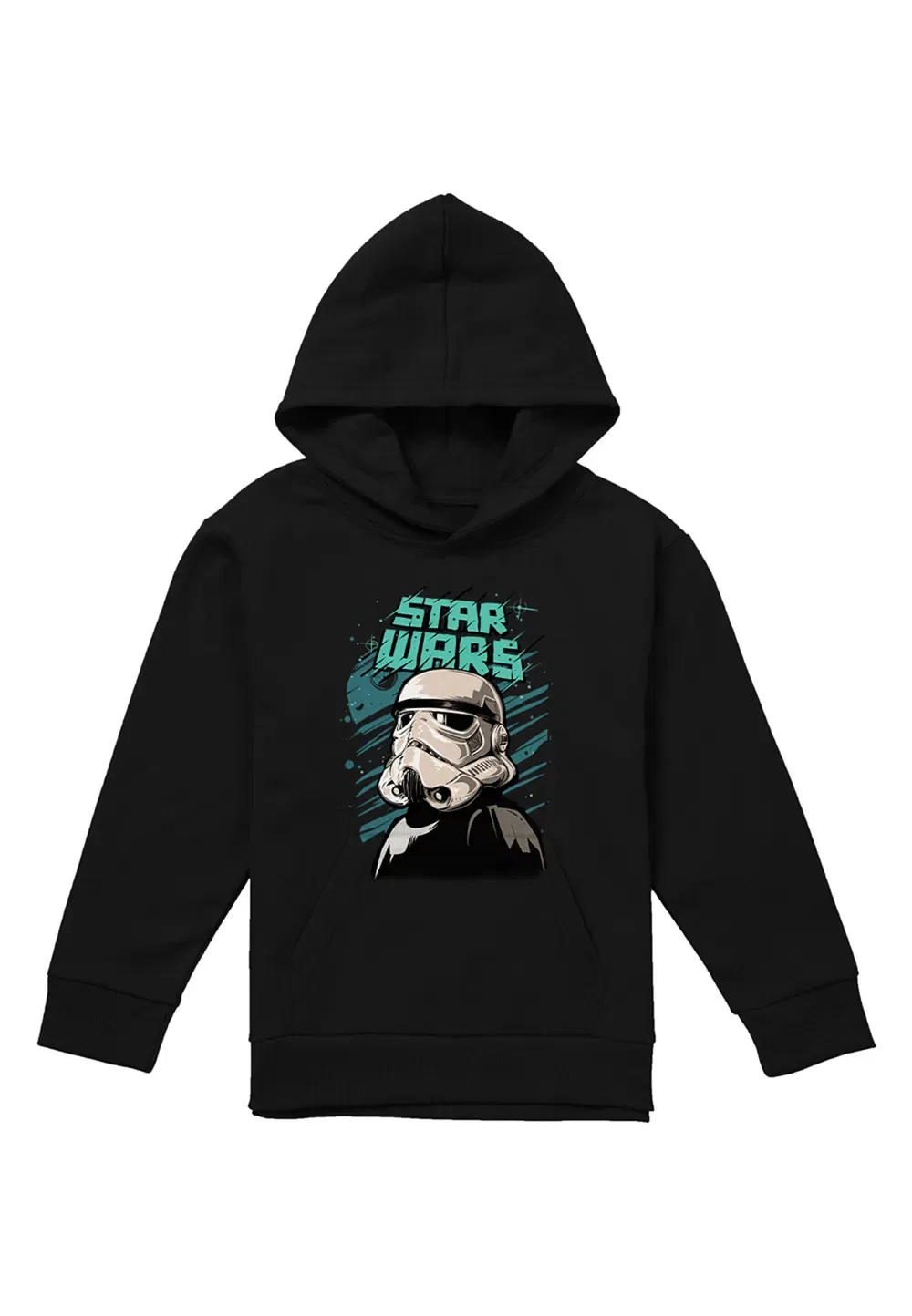 Детская худи Disney Star Wars Trooper Street Glare, черный — фото 4
