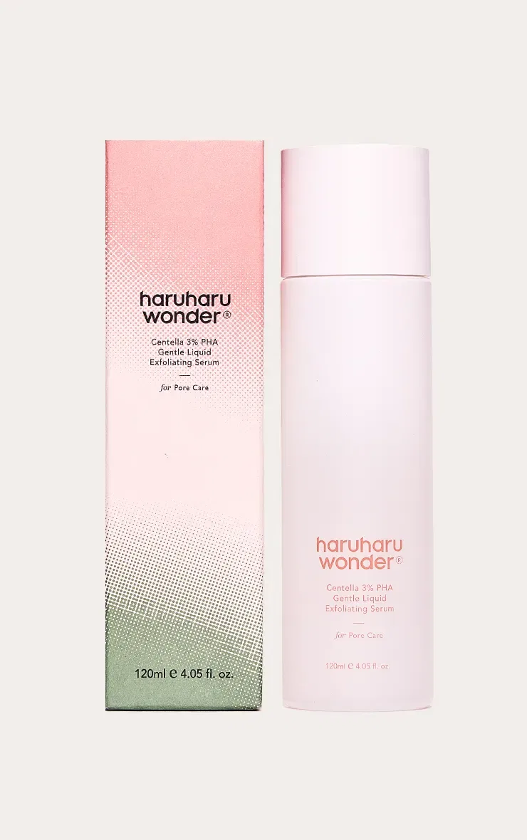 Сыворотка PrettyLittleThing — Отшелушивающая Haruharu Wonder Centella % PHA Gentle Liquid Exfoliating Serum , прозрачный, 120 мл