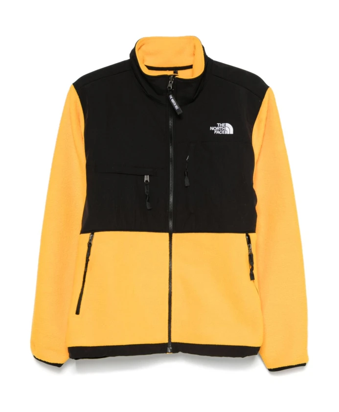 

Золотой флисовый свитер на молнии The North Face, желтый