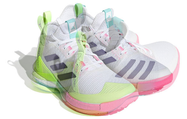 Кроссовки crazyflight mid Adidas, белый — фото 4