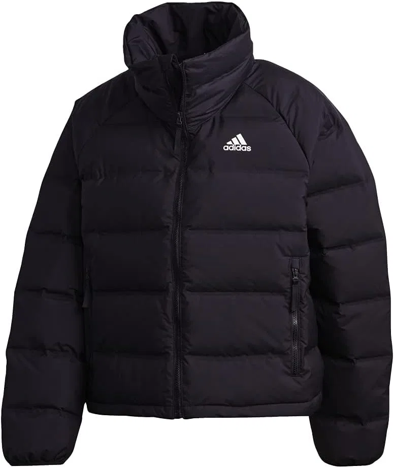 Куртка пуховая, adidas, черный