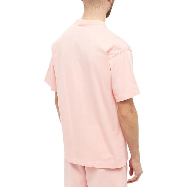 Футболка Men's Nike Solid Color Cotton Embroidered Logo Round Neck Short Sleeve Pink T-Shirt, розовый — фото 4