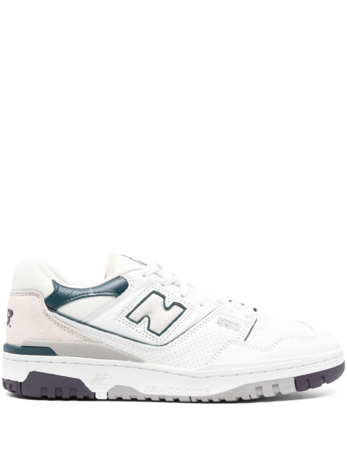 New Balance кроссовки 550 со вставками, белый