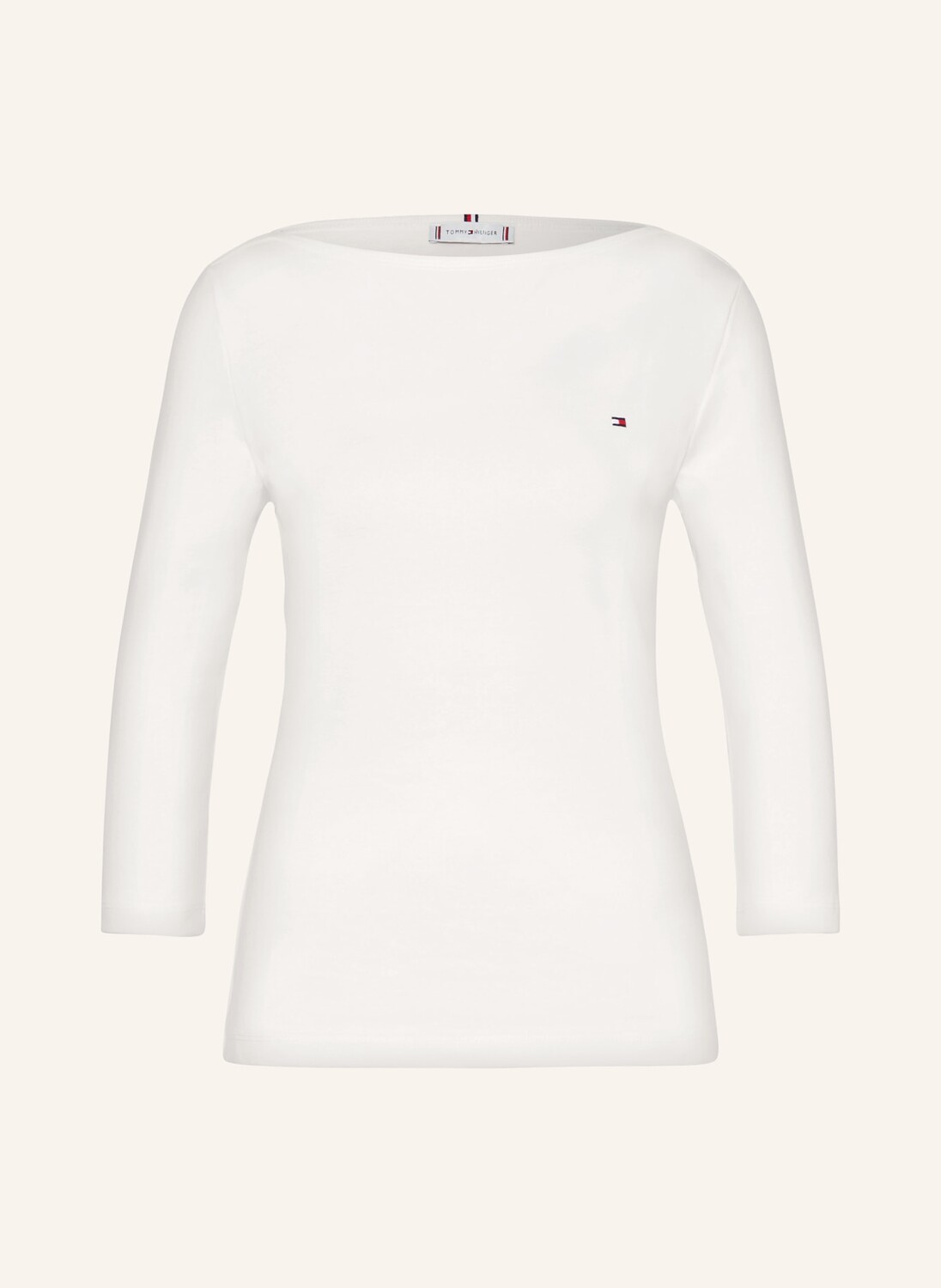 Рубашка с рукавами 3/4 TOMMY HILFIGER, белый