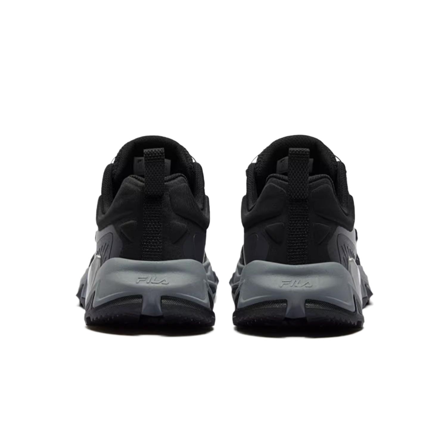 FILA KIDS Дышащие нескользящие детские кроссовки low top для тренировок black/shadow black gray kids' — фото 2