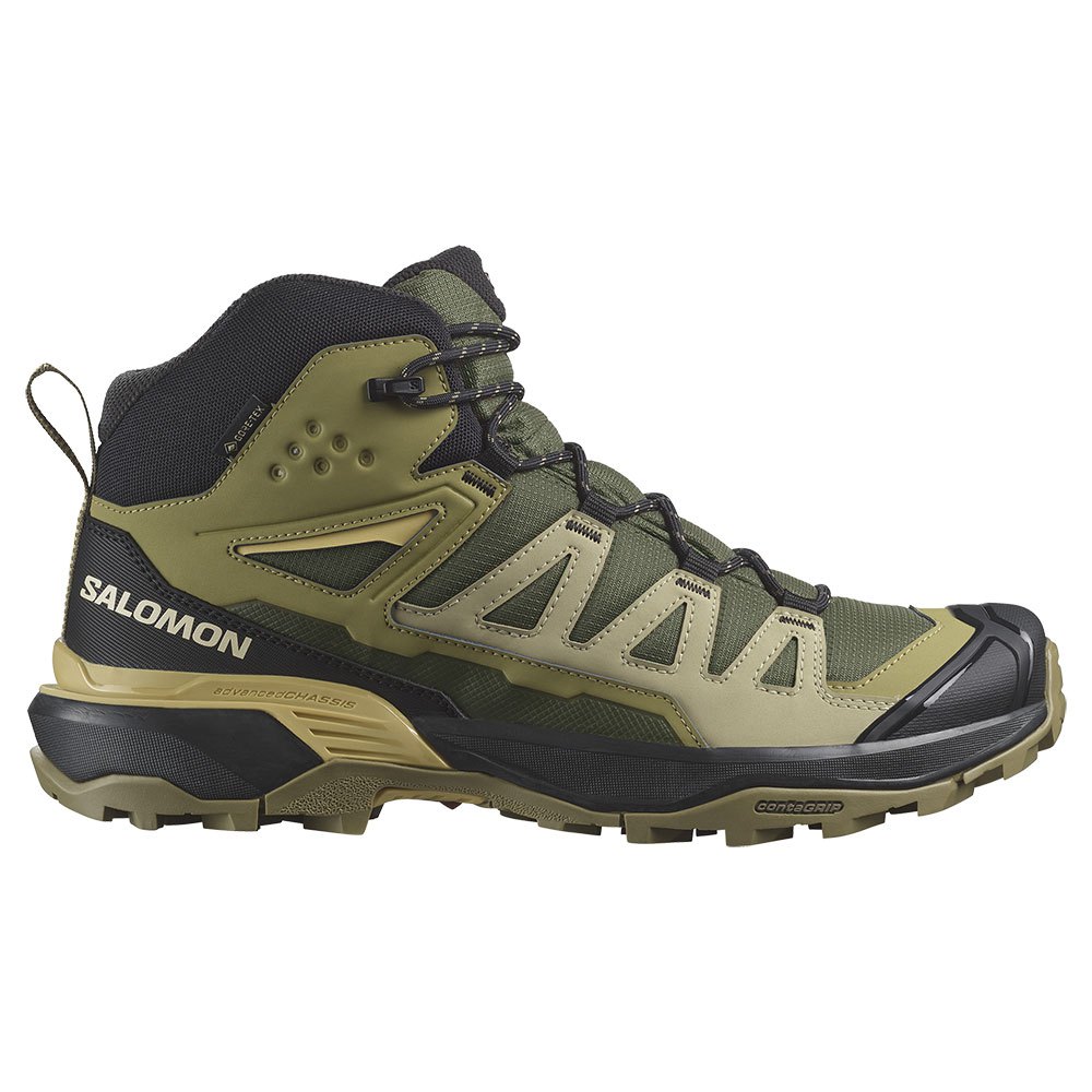 

Походные ботинки Salomon X-Ultra 360 Mid Goretex, зеленый, Серый, Походные ботинки Salomon X-Ultra 360 Mid Goretex, зеленый