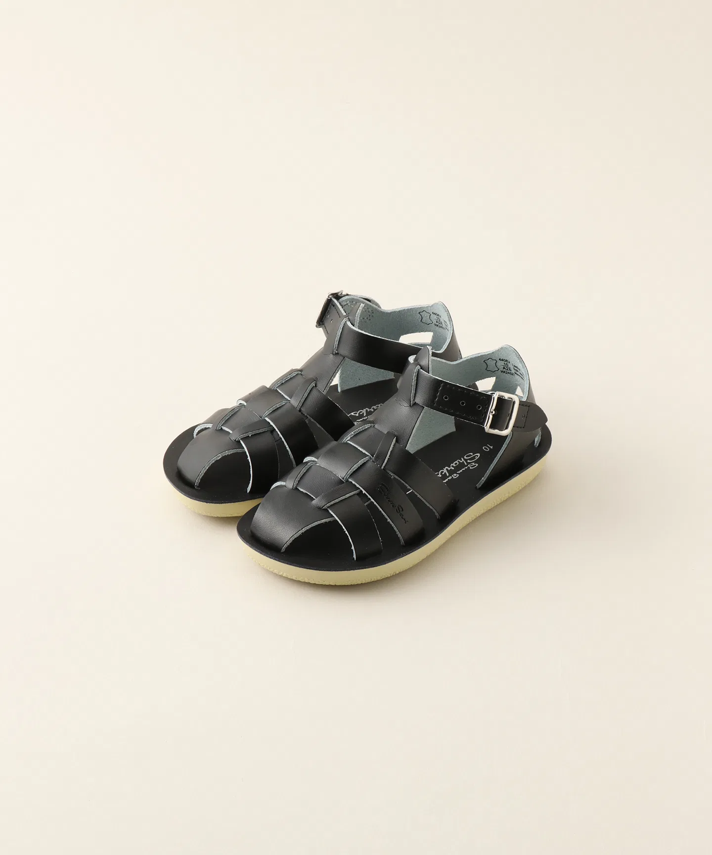 Детские сандалии SALT WATER Shark 15-19 см IENA ENFANT чёрные