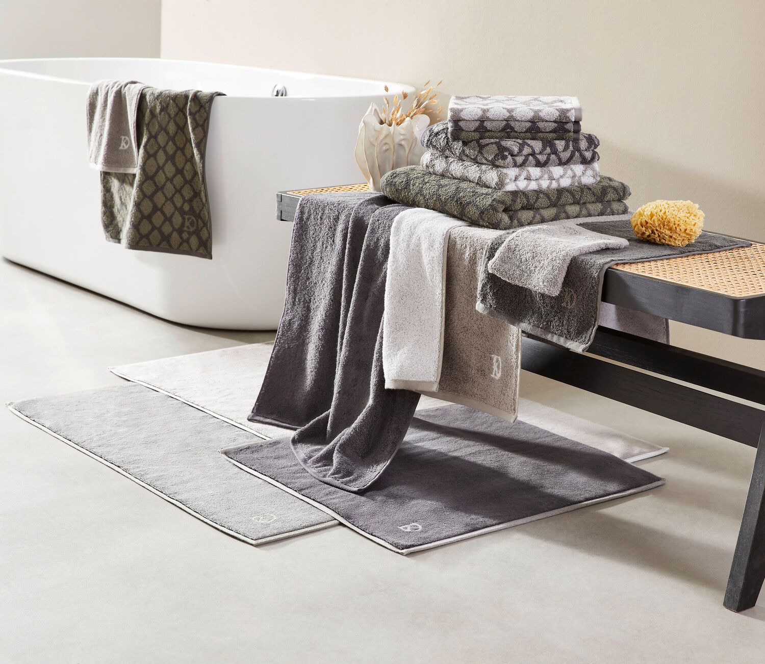 

Душевое полотенце basic Dieter Knoll, серый