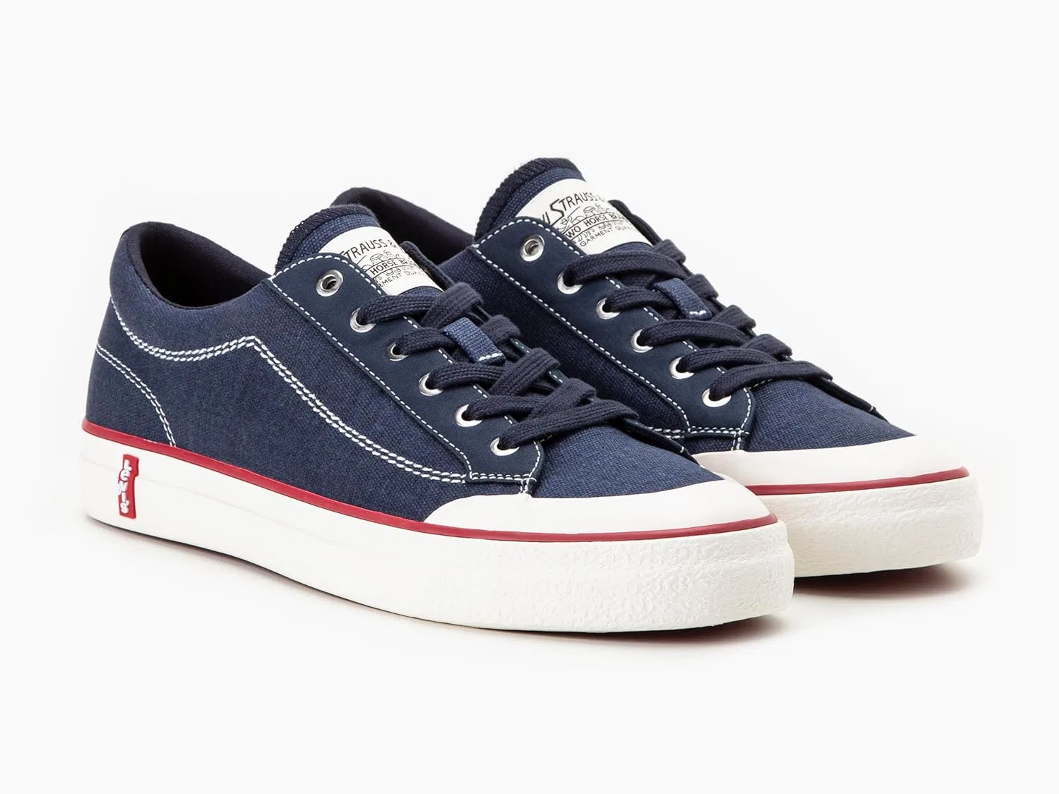 Мужские кроссовки Levi's LS2 Street Trainers, 17 Navy — фото 2