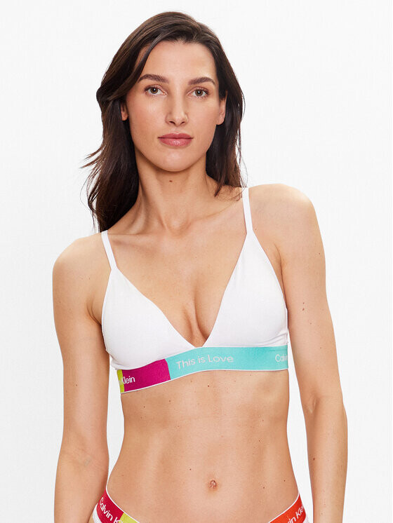 

Бюстгальтер без косточек Calvin Klein, белый