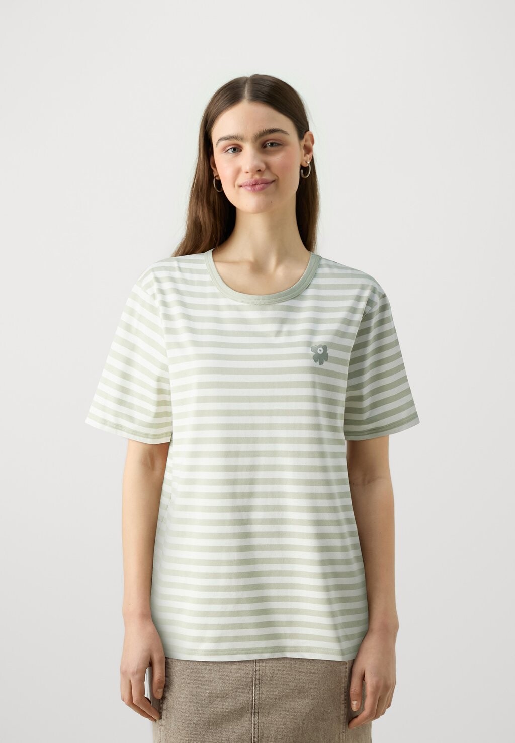 

Футболки с принтом TASARAITA UNISEX Marimekko, цвет Greyish Green/Off-White