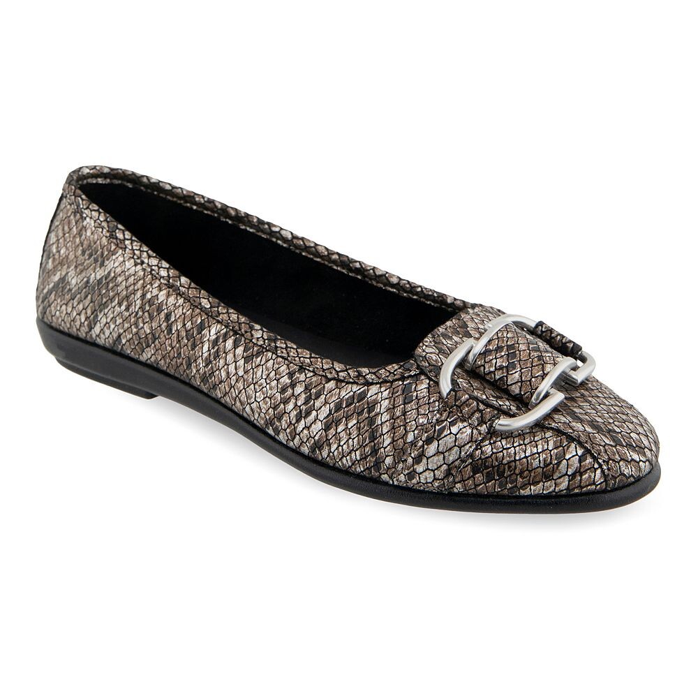 

Женские балетки Aerosoles Bentley, цвет Antique Bronze Snake P