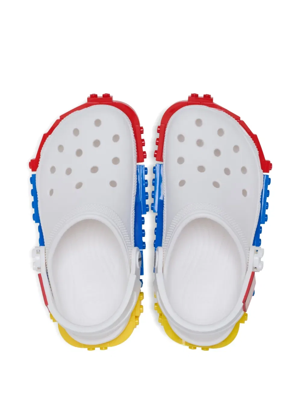 Перфорированные сандалии X Lego Creative Crocs Kids, белый — фото 3