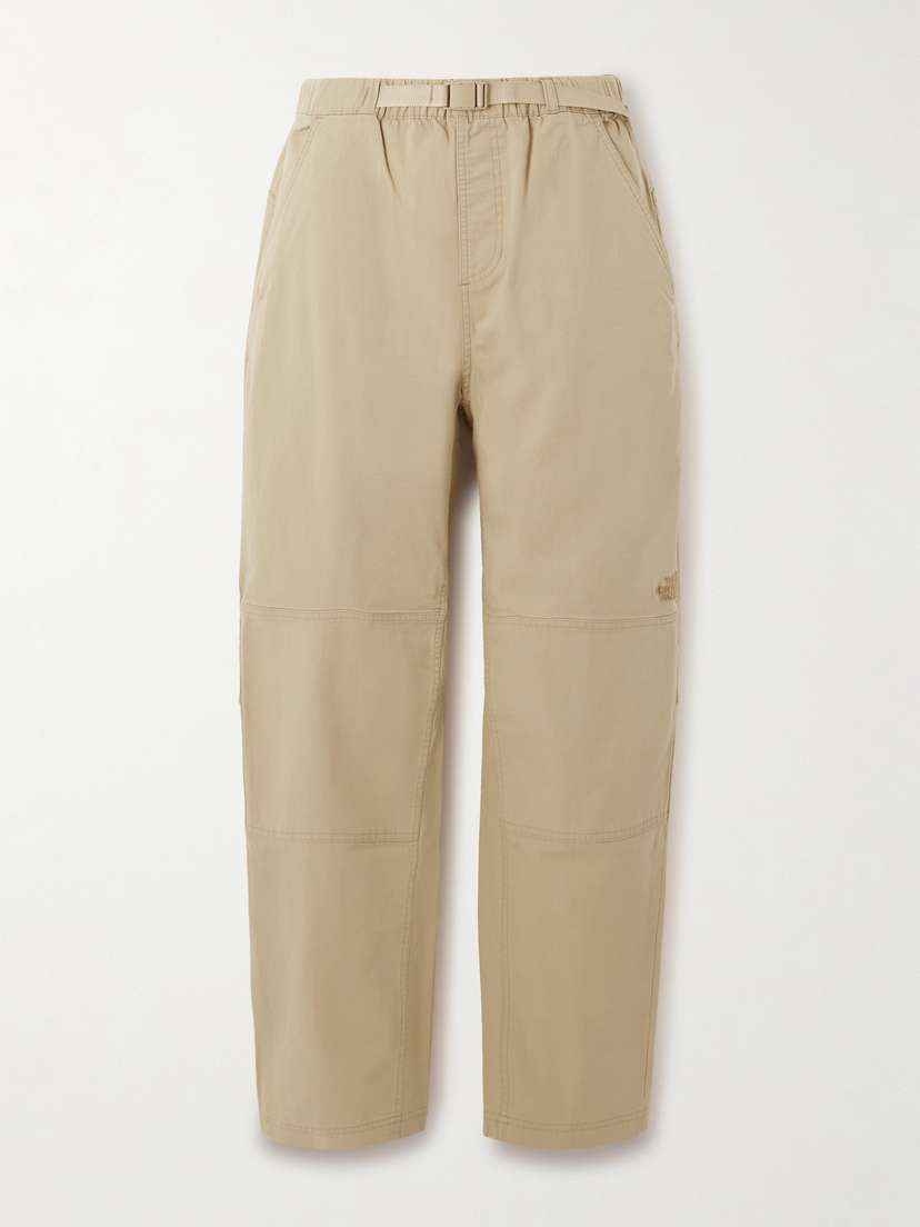 

Прямые брюки из хлопчатобумажной ткани The North Face, бежевый