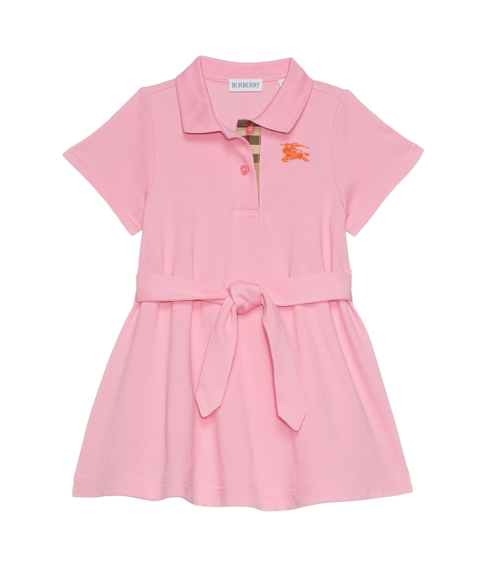 

Платье Burberry Kids Astrid Polo Dress, цвет Blossom