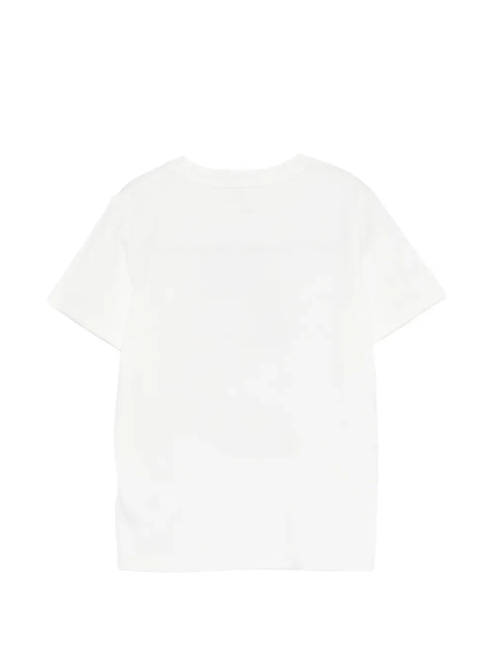 Футболка с цветочным принтом и буквой S Stella McCartney Kids, белый — фото 2