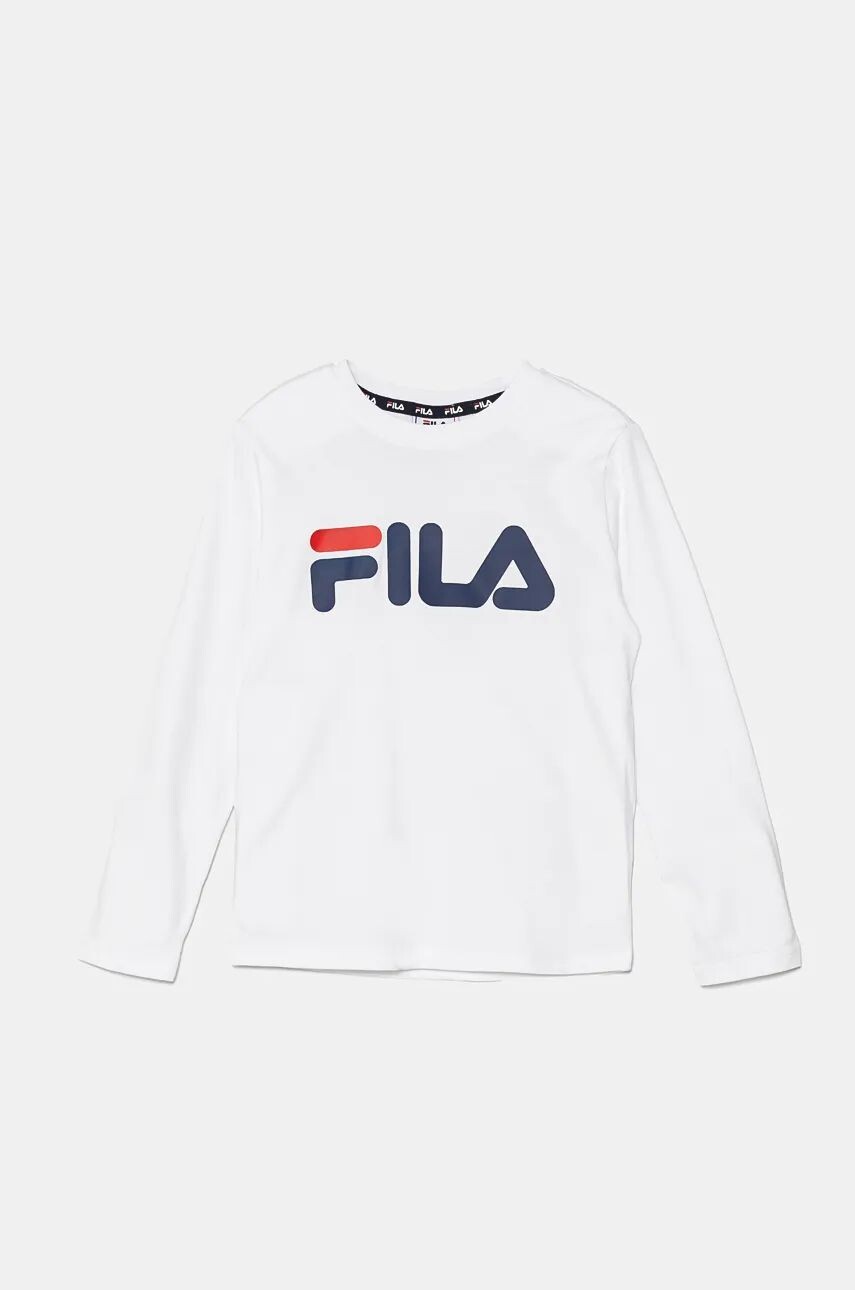 

Толстовка Fila с длинными рукавами из хлопка для мальчиков и девочек BREY, белый