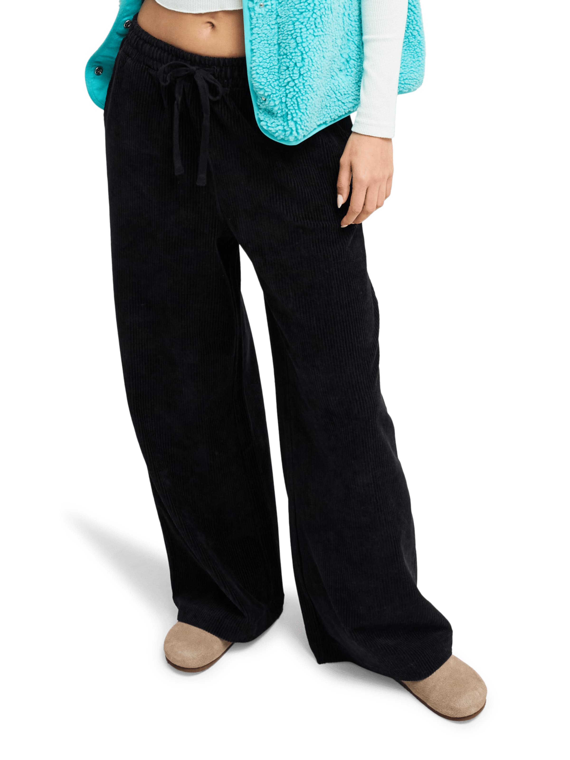 

ROXY Широкие брюки 'Lekeitio' в черном цвете