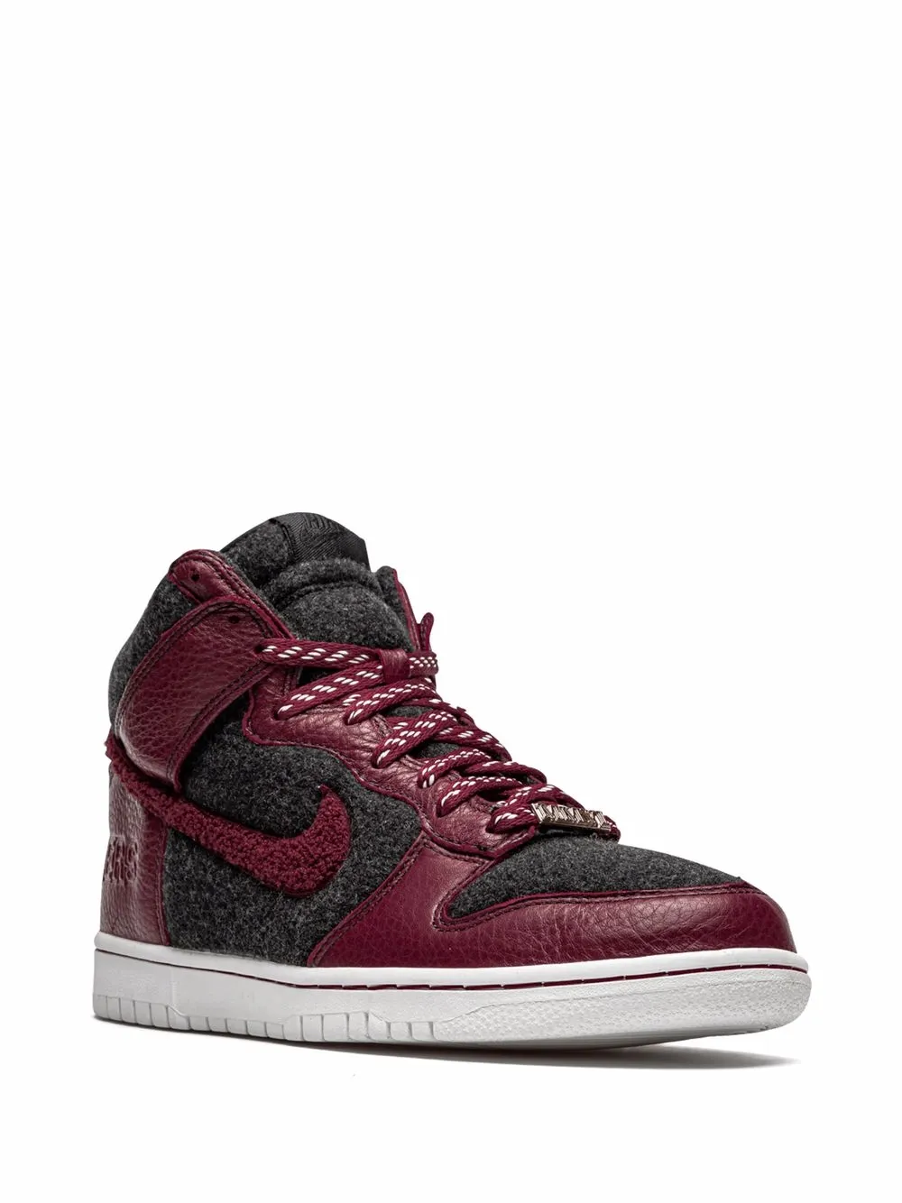 Кроссовки Dunk High Supreme Destroyer Nike, красный — фото 2