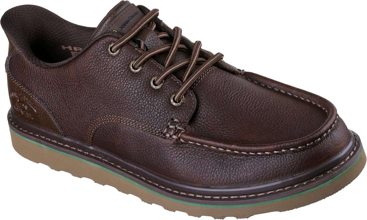 

Мужские кожаные мокасины Skechers John Deere Brockman с эластичной застежкой, коричневый