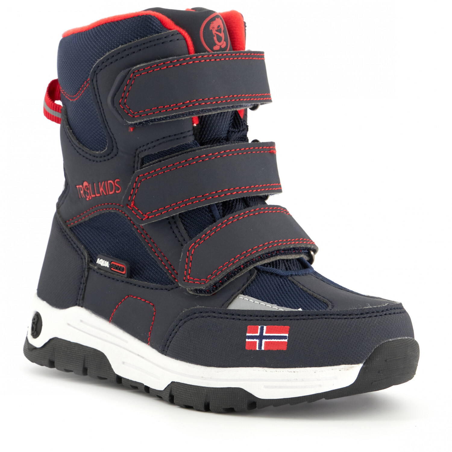 Зимние ботинки Trollkids Kid's Lofoten Winter Boots, цвет Navy/Pink — фото 2
