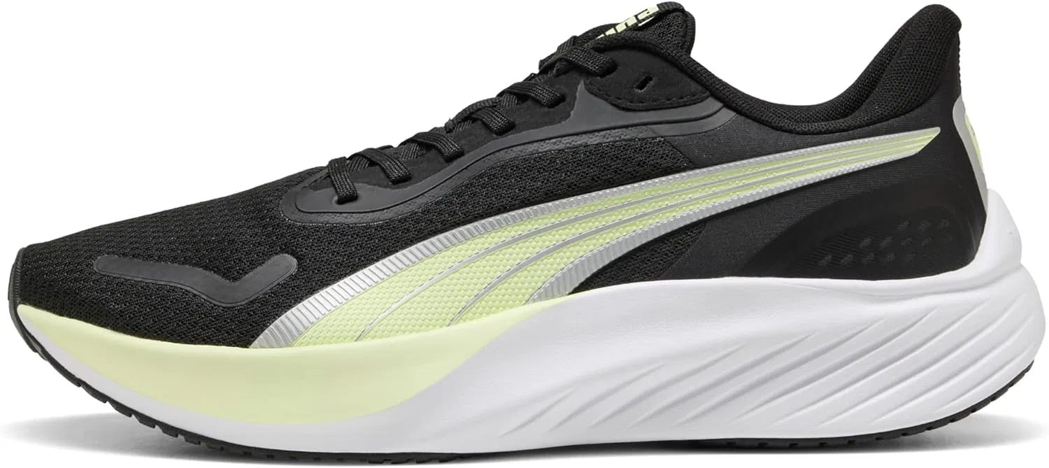 Кроссовки для бега Puma Pounce Lite Street Running Shoe унисекс, Puma Black Apple Spritz Puma White