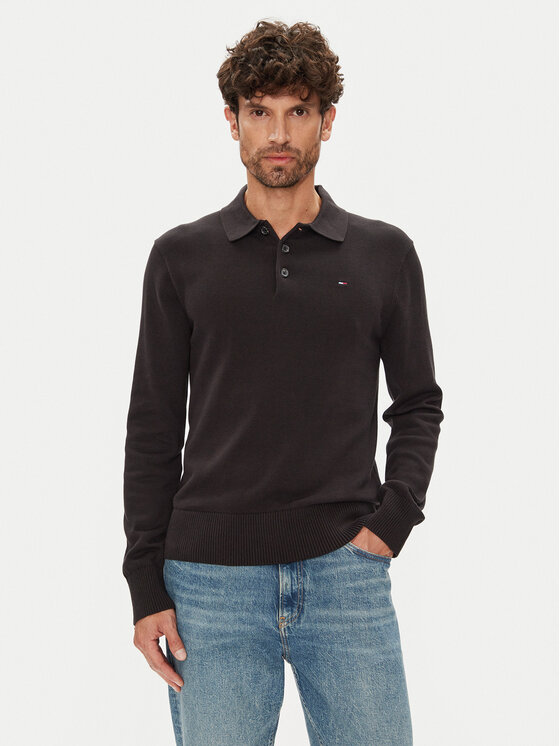 

Свитер slim fit Essential DM0DM20304 Tommy Jeans, чёрный