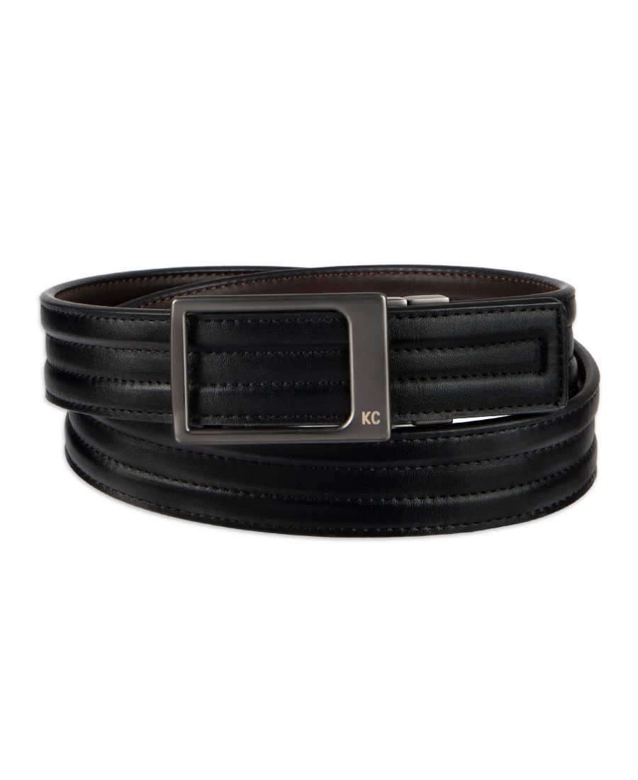

Мужской двусторонний компрессионный ремень с застежкой-пряжкой Kenneth Cole Reaction, Brown/Black