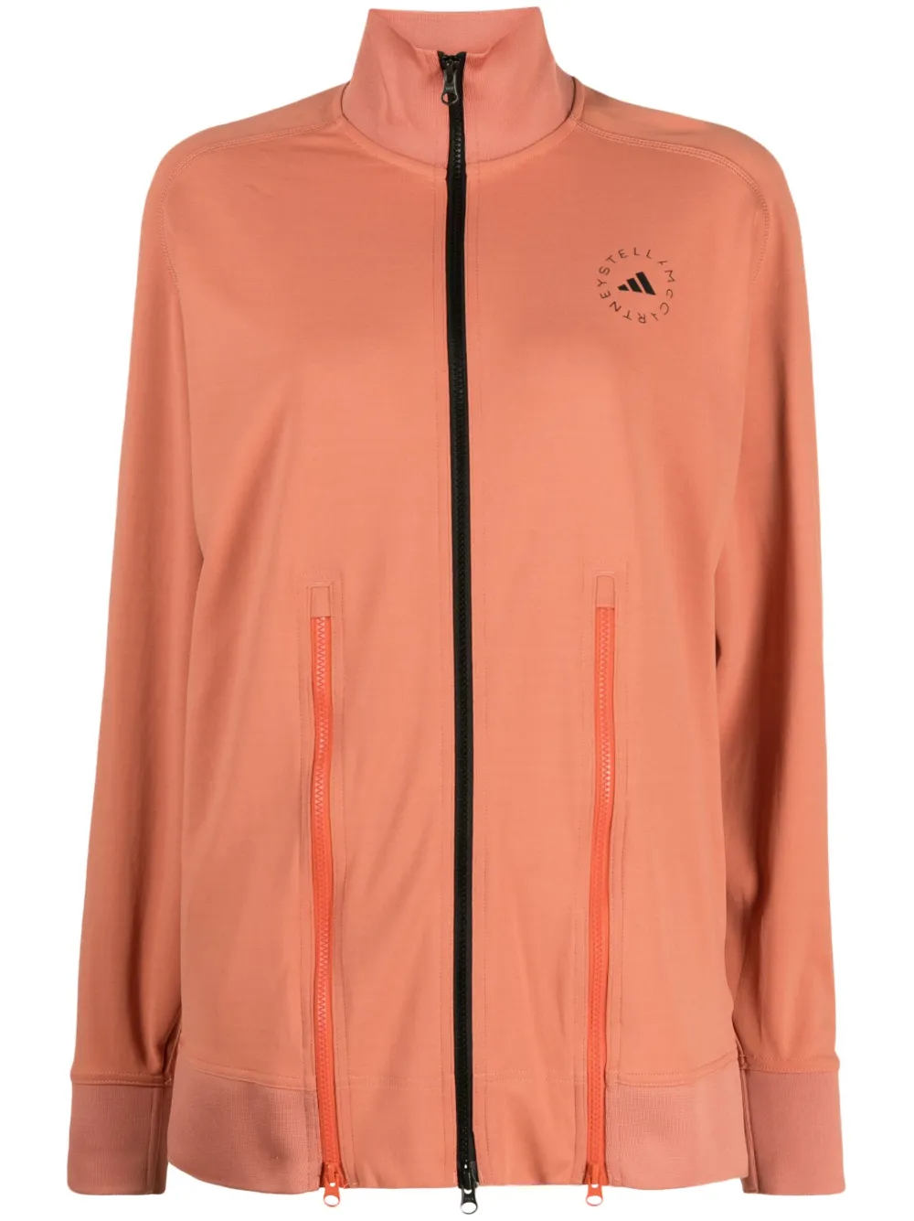 

Спортивная куртка TrueCasuals с логотипом Adidas by Stella McCartney, оранжевый