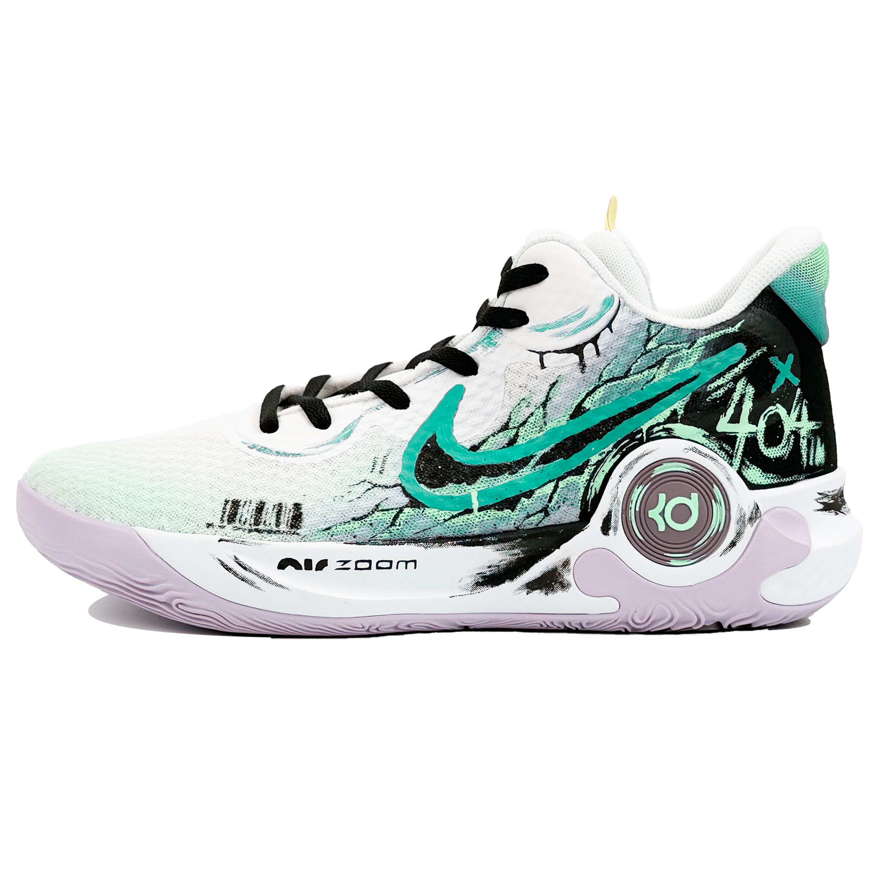

Nike Баскетбольные кроссовки KD Trey 5 IX с амортизацией и воздухопроницаемостью, низкие, мужские, зеленые
