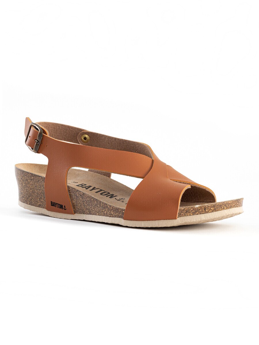Босоножки на высоком каблуке Bayton Sandals Salamanque, коричневый — фото 2