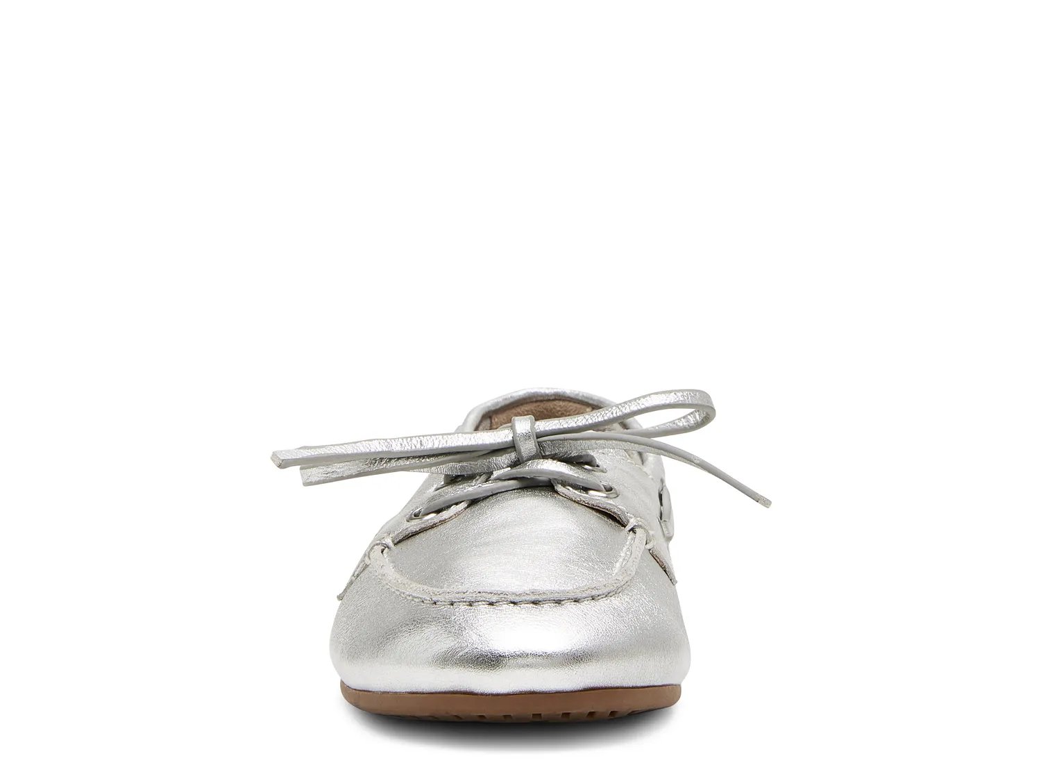 Туфли-лодочки Steve Madden Sag Boat Shoe, серебристый металлик — фото 2