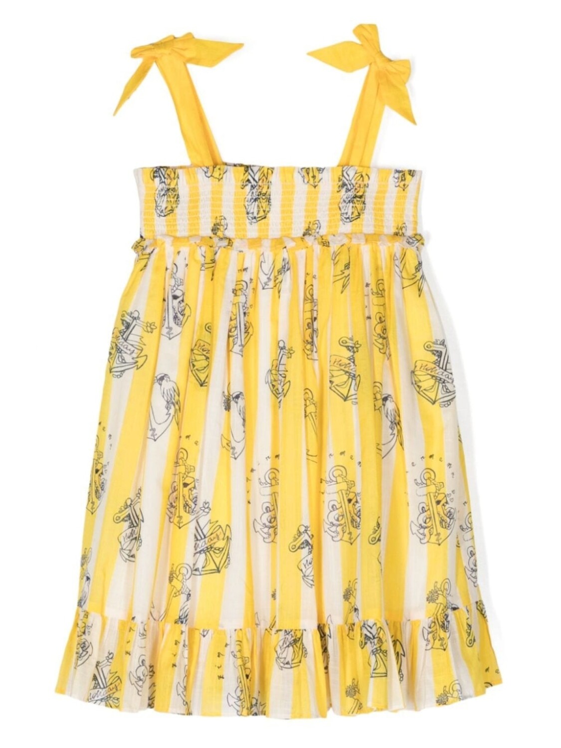 

ZIMMERMANN Kids платье Alight с принтом, желтый