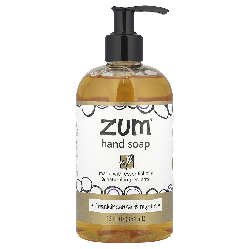 

ZUM, Zum Hand Soap, ладан и мирра, 354 мл (12 жидк. унц.)
