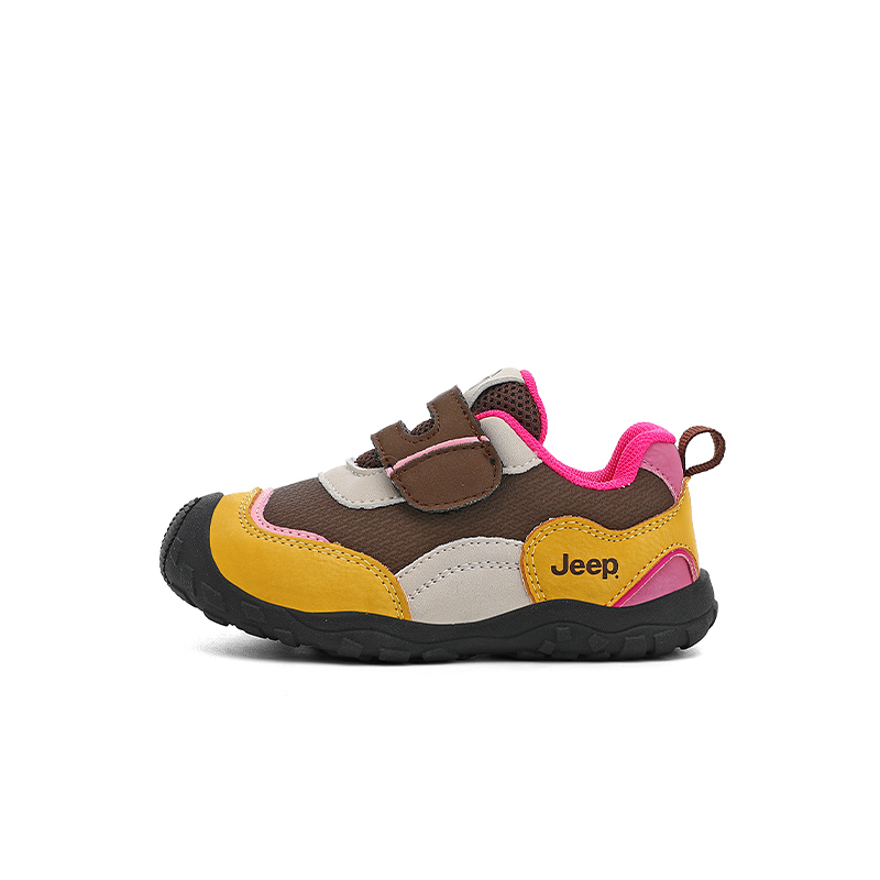 

Детские повседневные низкие кроссовки Outdoor Lifestyle Slip Resistant Abrasion Resistant Jeep, tea коричневый/amber желтый