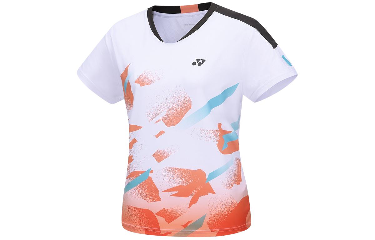 

YONEX Футболка SS24 женская белая, Белый, YONEX Футболка SS24 женская белая