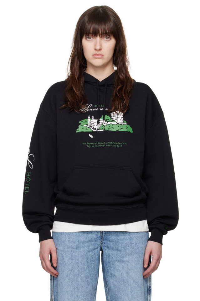 

Худи Jjjjound edition 'hôtel souvenirs' A.P.C., черный