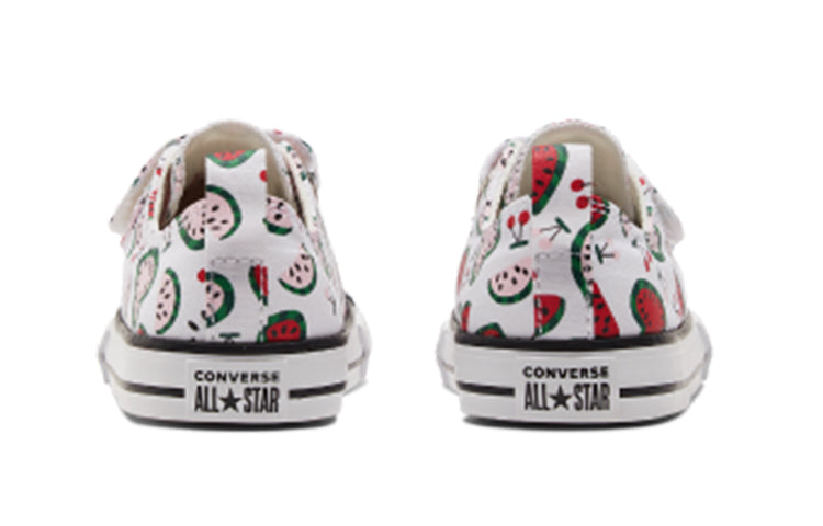 Кеды Converse Chuck Taylor All Star 2V 'White Red Green', красный — фото 4